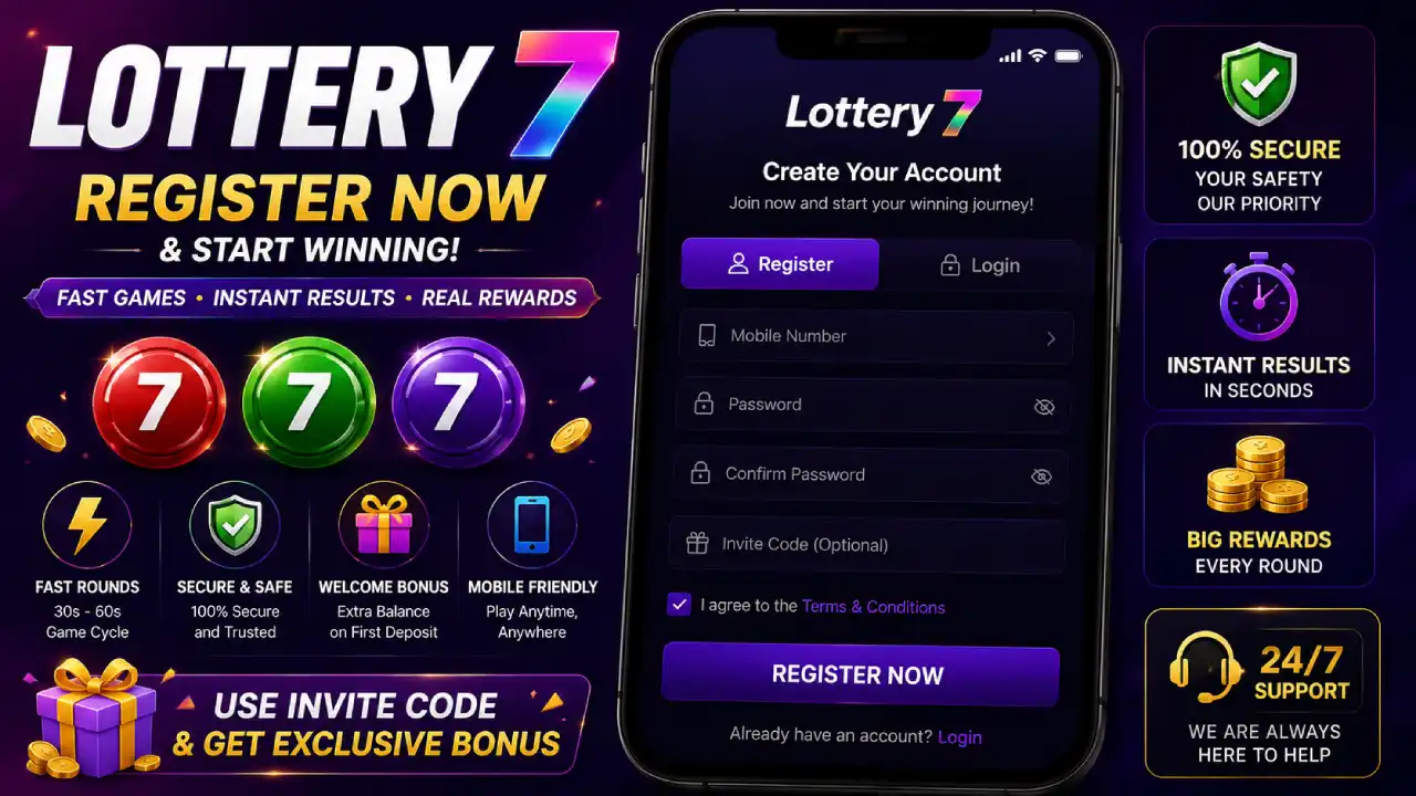 Lottery 7 Register